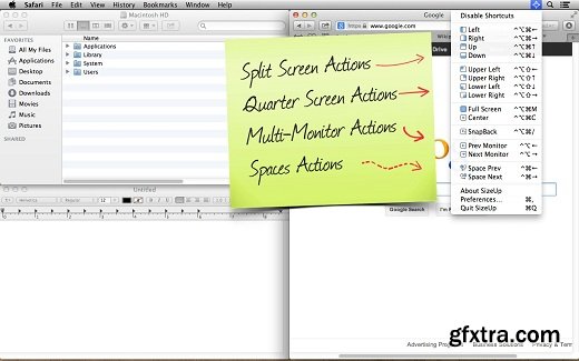 SizeUp 1.7.1 (Mac OS X)