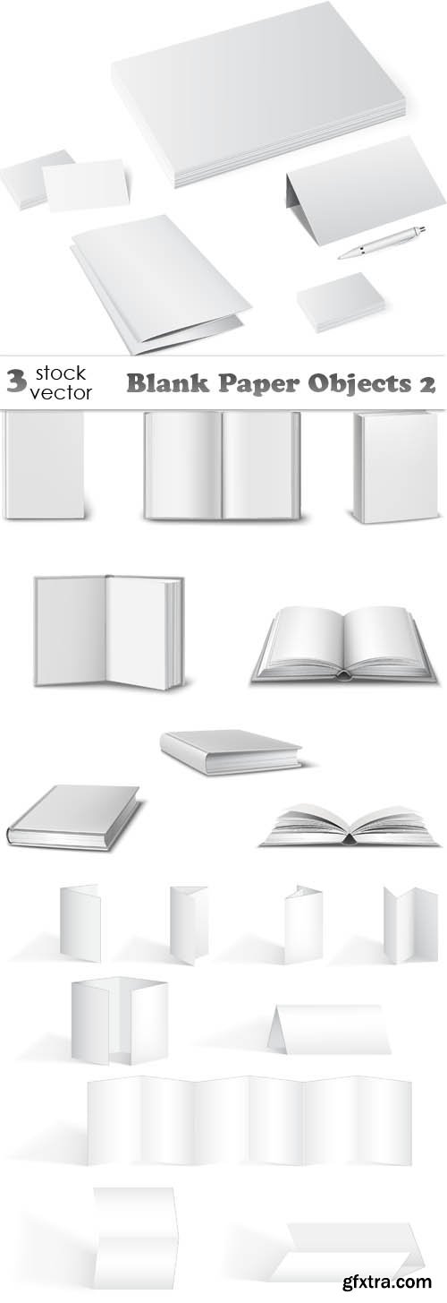 Vectors - Blank Paper Objects 2