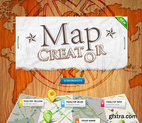 Graphicriver Map Creator - Action 408305