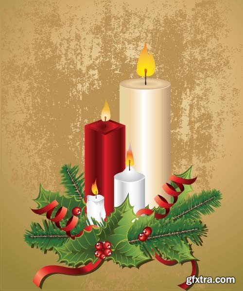 Christmas candle 1