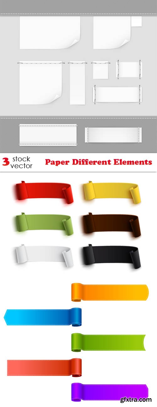 Vectors - Paper Different Elements