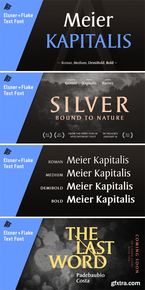 Meier Kapitalis Font Family