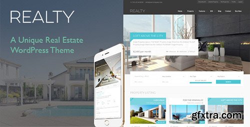 ThemeForest - Realty v2.4.1 - Unique Real Estate WordPress Theme - 8583309