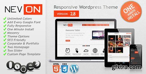 ThemeForest - Nevon v2.8 - Responsive Business Portfolio Theme - 3202801