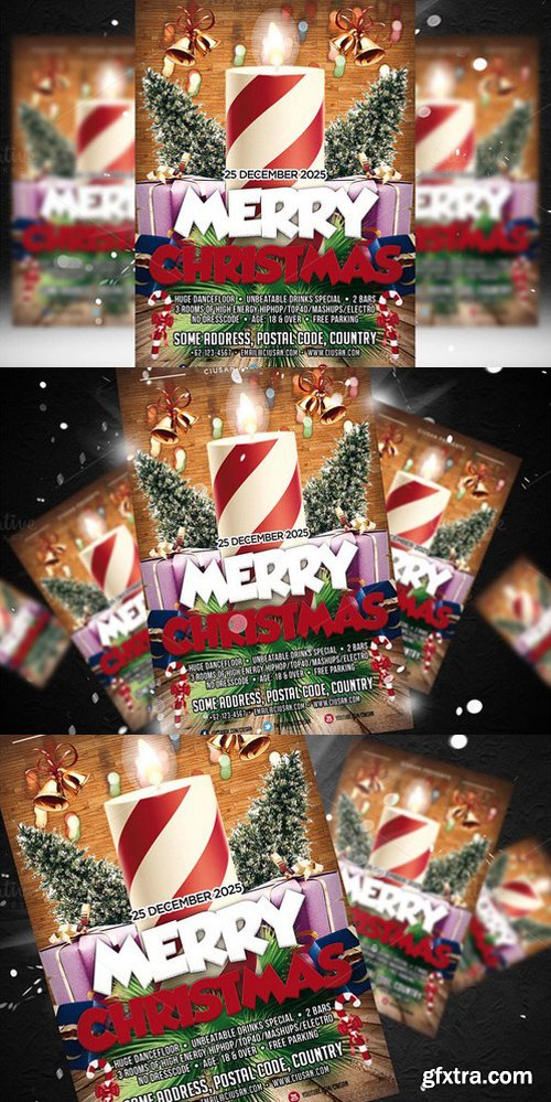 CM - Merry Christmas Flyer Template 4 423718