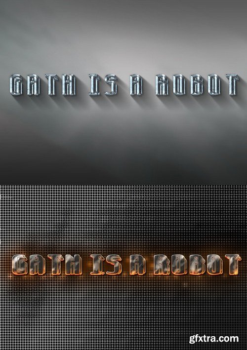 CM - Gath is a Robot 3D font 473303