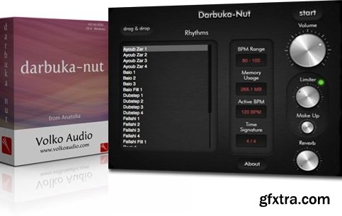 Volko Darbuka Nut v1.0 WiN OSX Incl Keygen-R2R