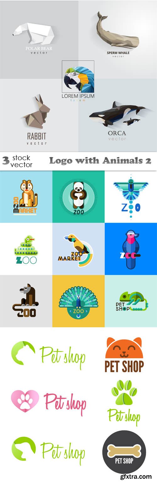 Vectors - Logo with Animals 2