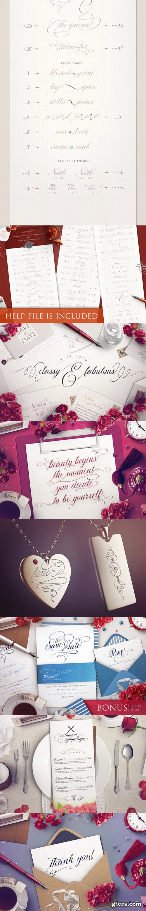 CM - TheSecret: Luxury Calligraphy Script 472665