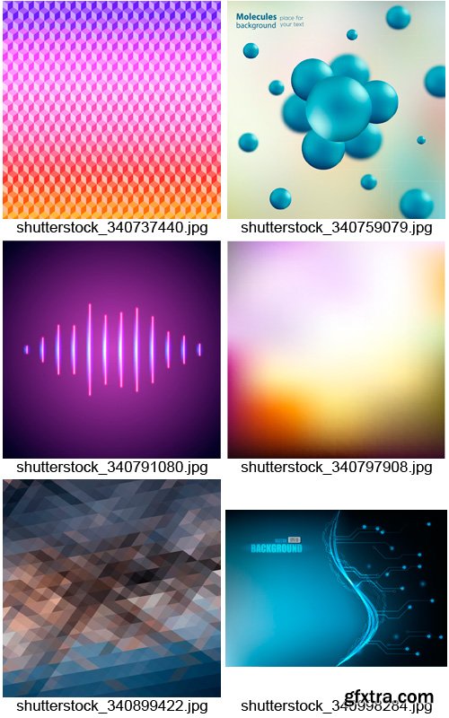 Amazing SS - Geometric Backgrounds 9, 25xEPS