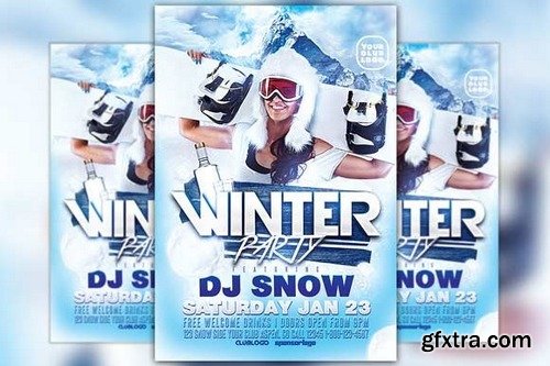 CM - Winter Party Flyer Template 418615