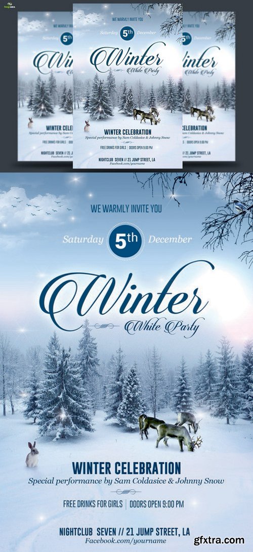 CM - Winter Party Flyer 422048