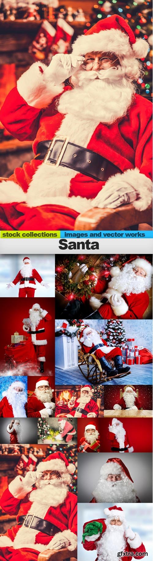 Santa, 15 x UHQ JPEG