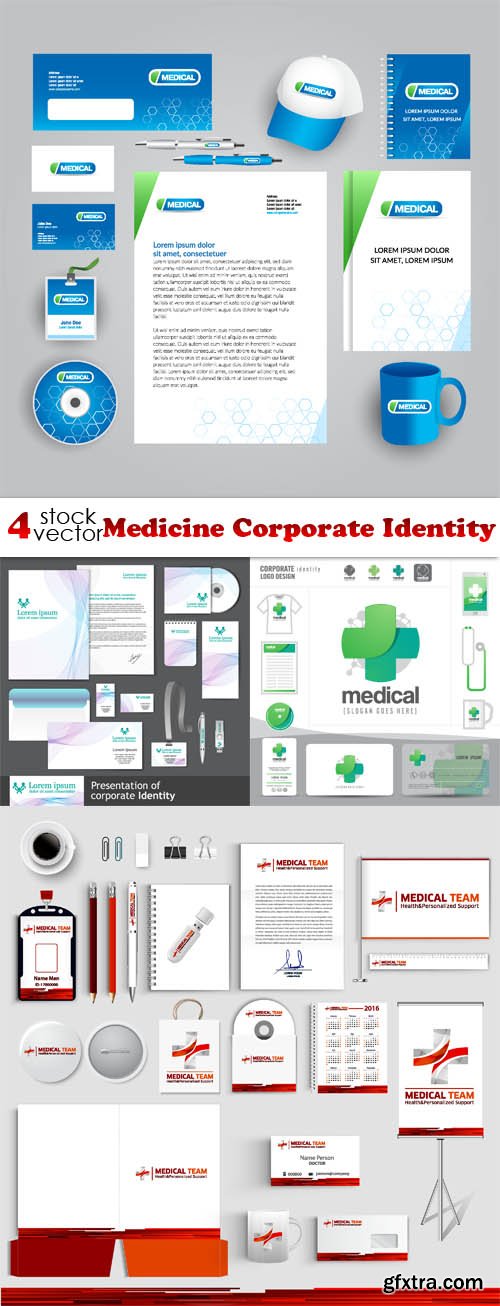 Vectors - Medicine Corporate Identity