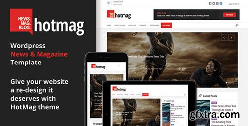 ThemeForest - HotMag v1.2 - Wordpress News, Magazine Responsive Theme - 11657078