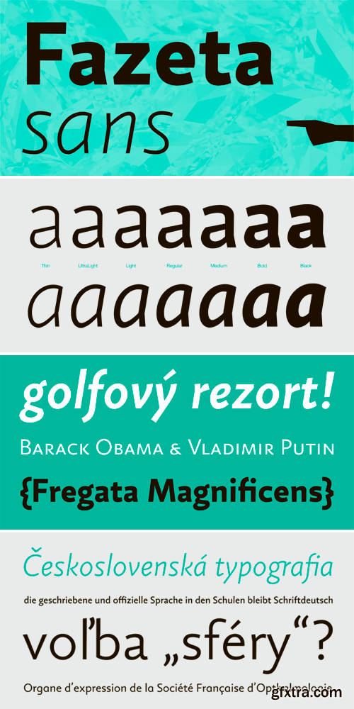 Fazeta Sans Font Family