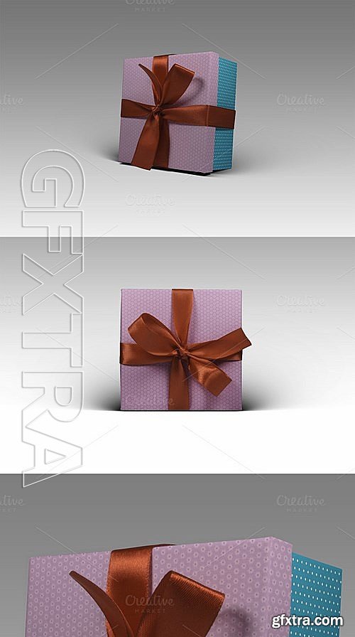 CM - 8 Photorealistic Gift Box Mockps v2 474082