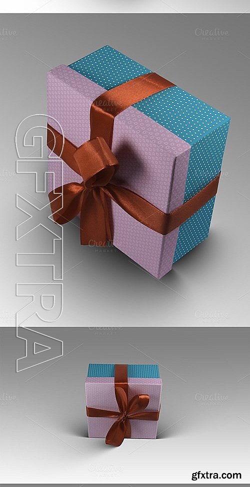 CM - 8 Photorealistic Gift Box Mockps v2 474082