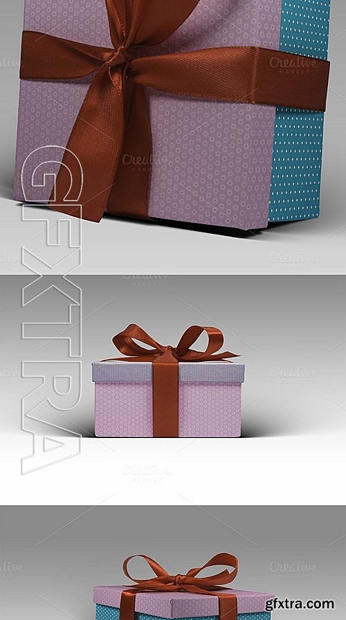 CM - 8 Photorealistic Gift Box Mockps v2 474082