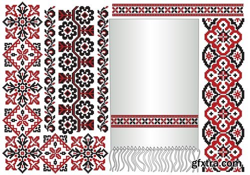 Ukrainian & Belarusian Ornament 3 - 35x EPS