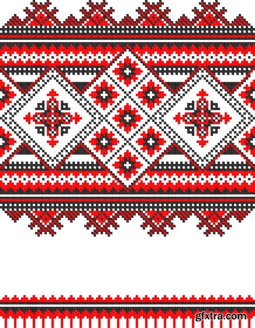 Ukrainian & Belarusian Ornament 3 - 35x EPS