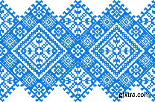 Ukrainian & Belarusian Ornament 3 - 35x EPS