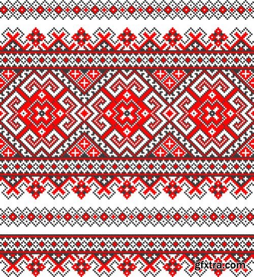 Ukrainian & Belarusian Ornament 3 - 35x EPS