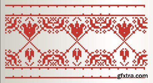 Ukrainian & Belarusian Ornament 3 - 35x EPS