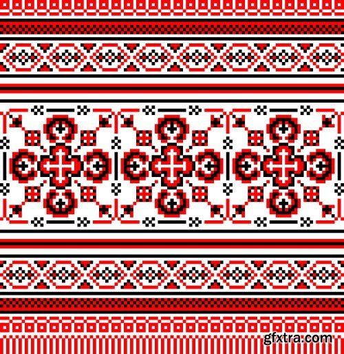 Ukrainian & Belarusian Ornament 3 - 35x EPS