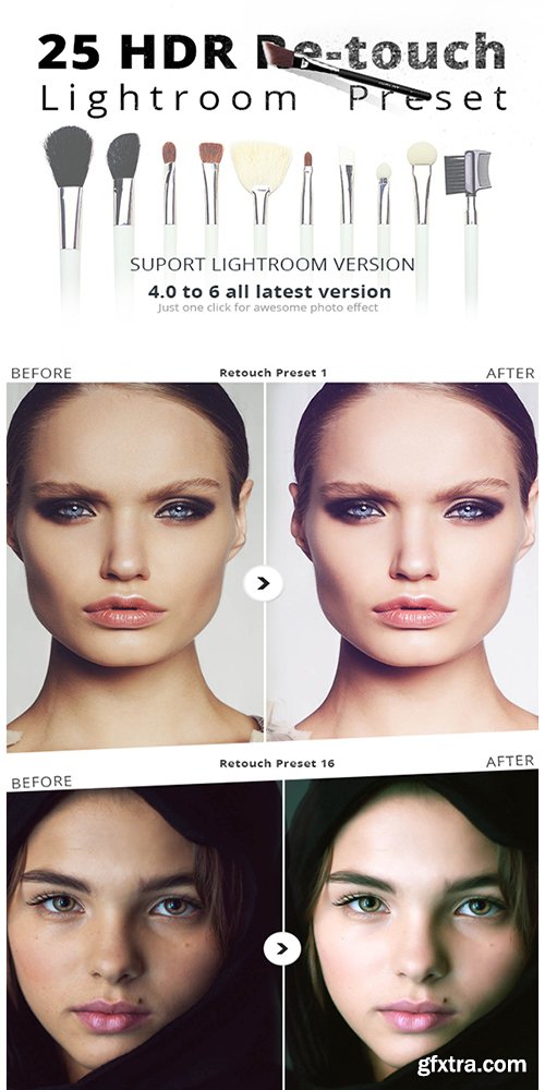 Graphicriver 25 HDR Retouch Preset 13344234