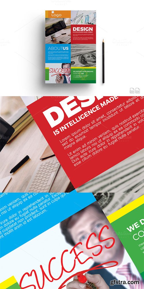 Creativemarket Corporate Flyer A4 - Vol2 474284