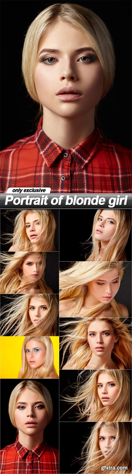 Portrait of blonde girl - 10 UHQ JPEG