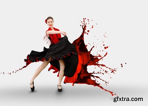 Collection of Spanish dancer dance woman girl national clothes 25 HQ Jpeg