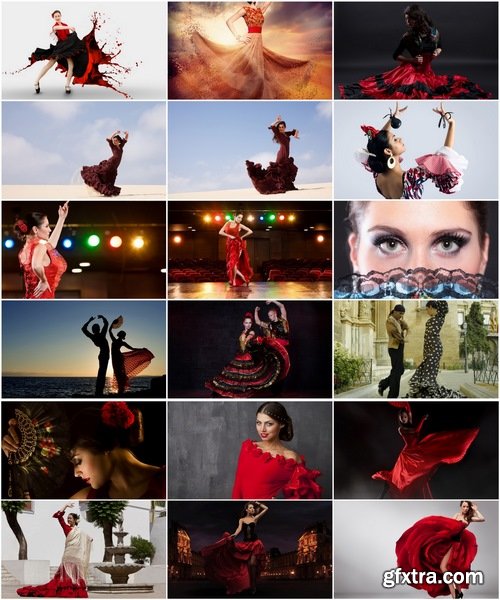 Collection of Spanish dancer dance woman girl national clothes 25 HQ Jpeg