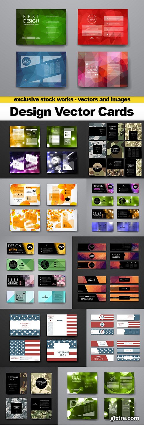 Design Vector Cards - 11xEPS