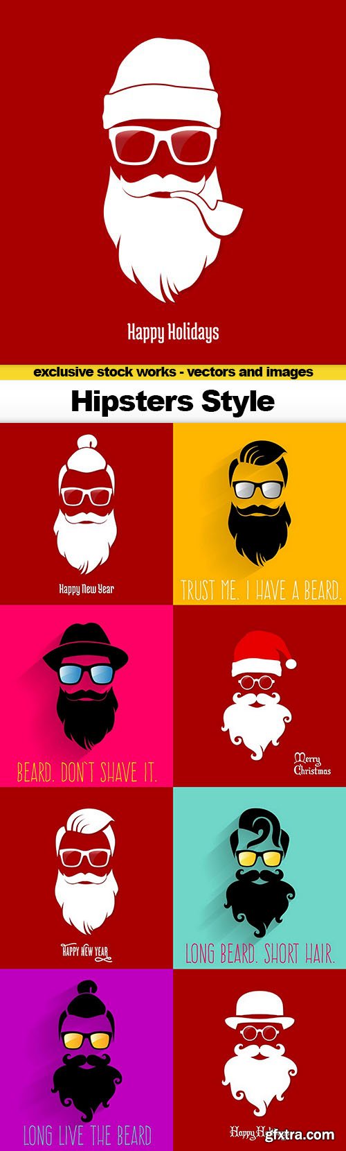 Hipsters Style - 9xEPS