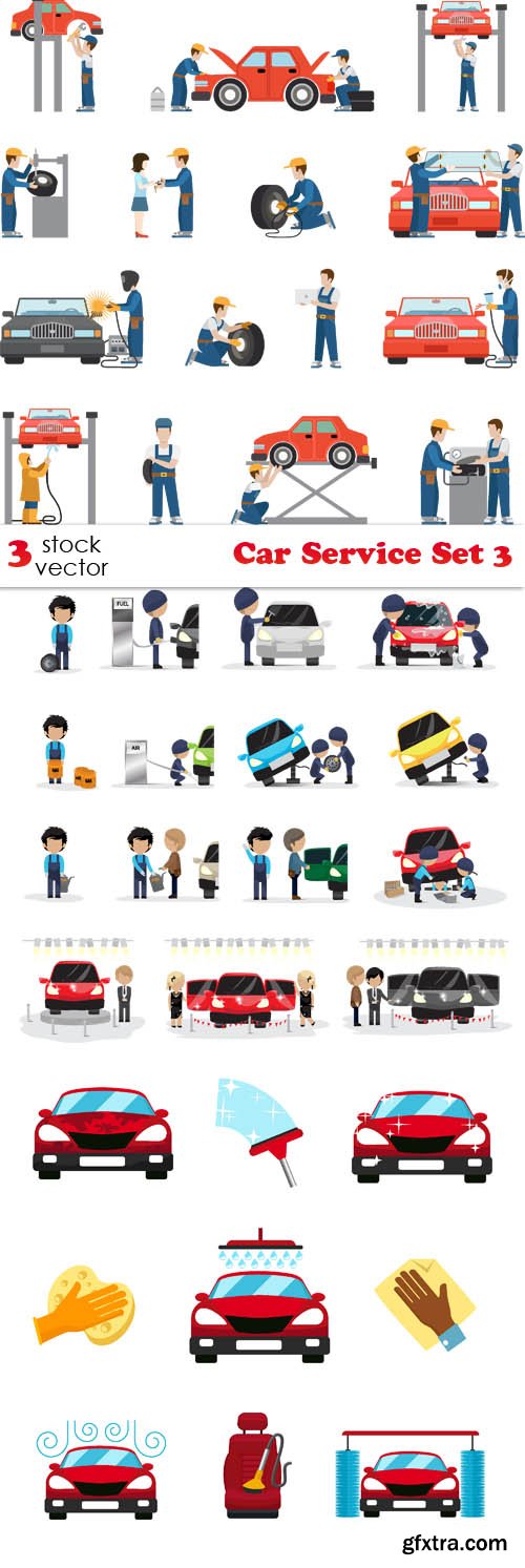 Vectors - Car Service Set 3