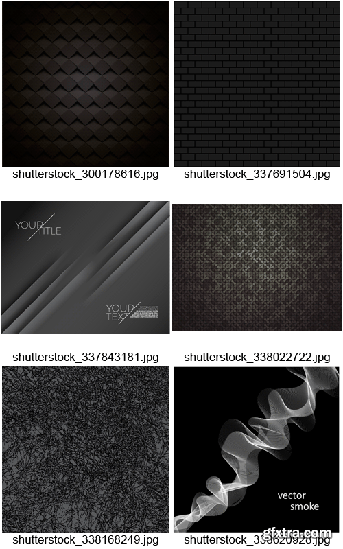 Amazing SS - Black Textures 6, 25xEPS