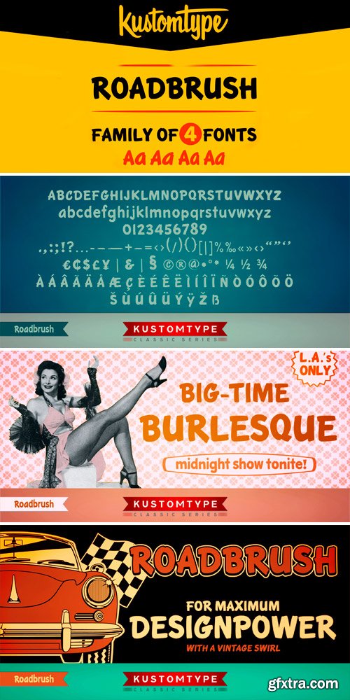 Roadbrush Font Family