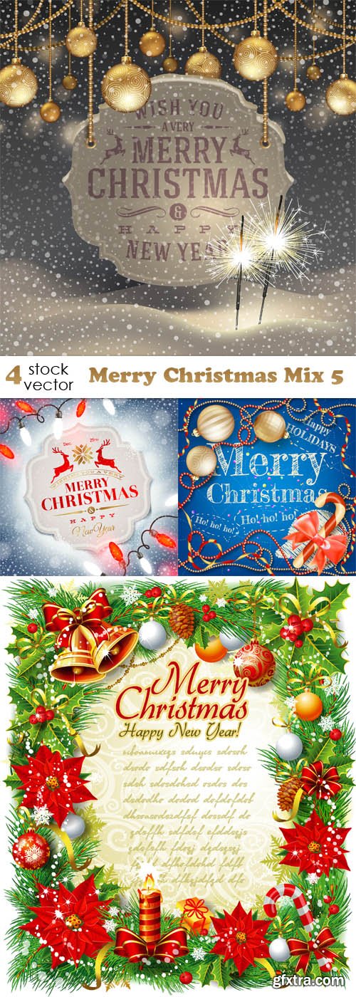 Vectors - Merry Christmas Mix 5