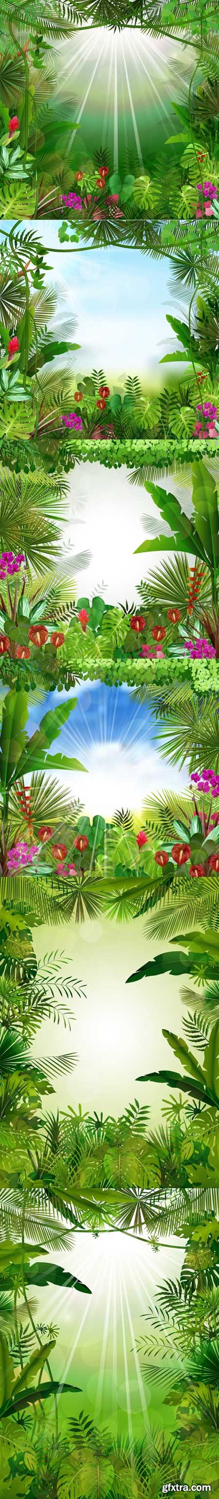 Tropical background beautiful - Vectors A000038