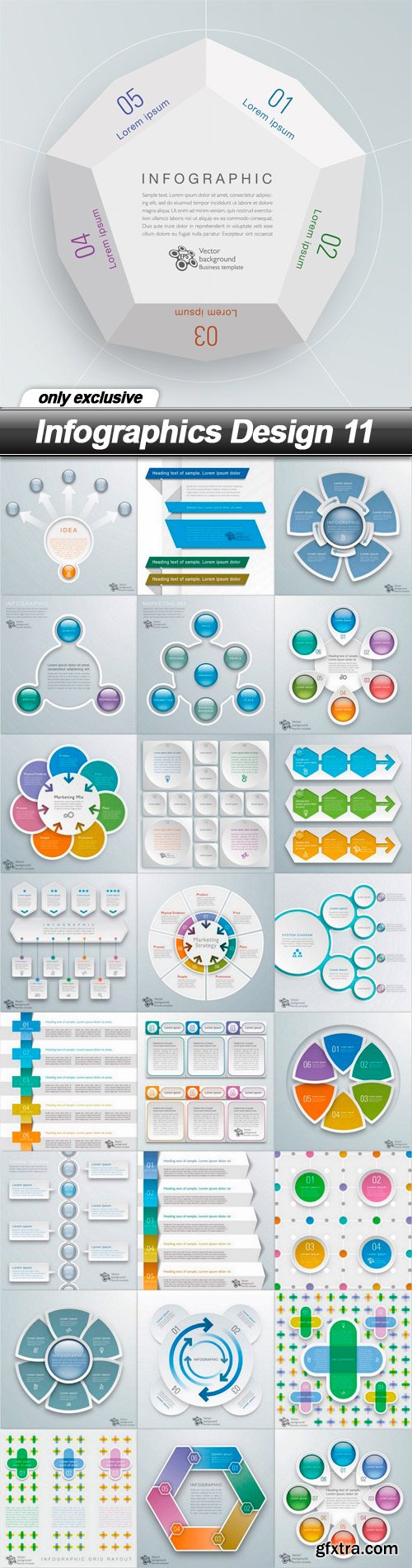 Infographics Design 11 - 25 EPS