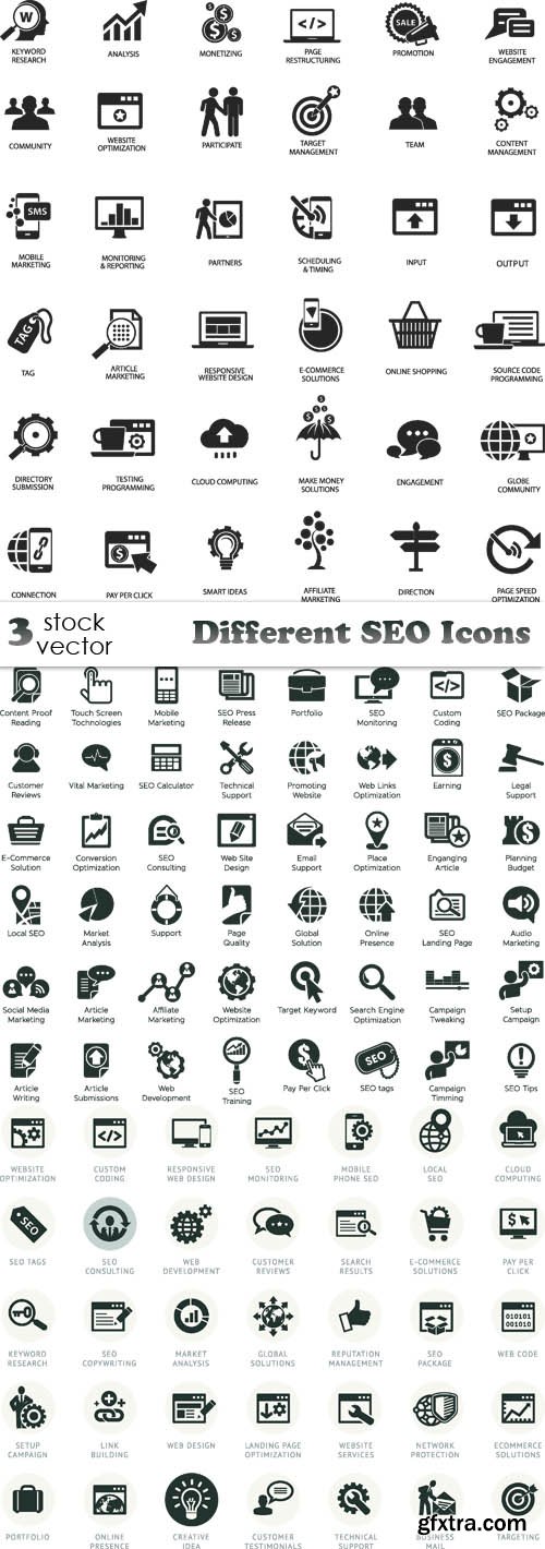 Vectors - Different Seo Icons