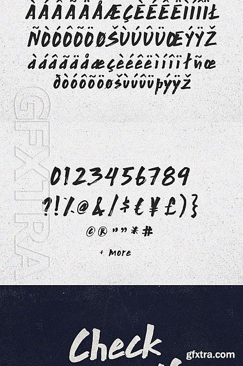 CM - Extra Mile Font 476045