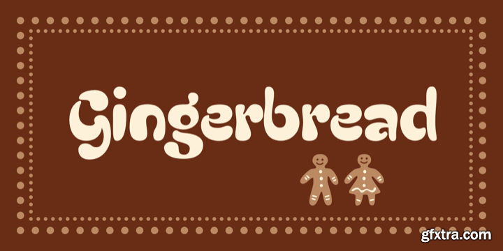 Шрифт Gingerbread.