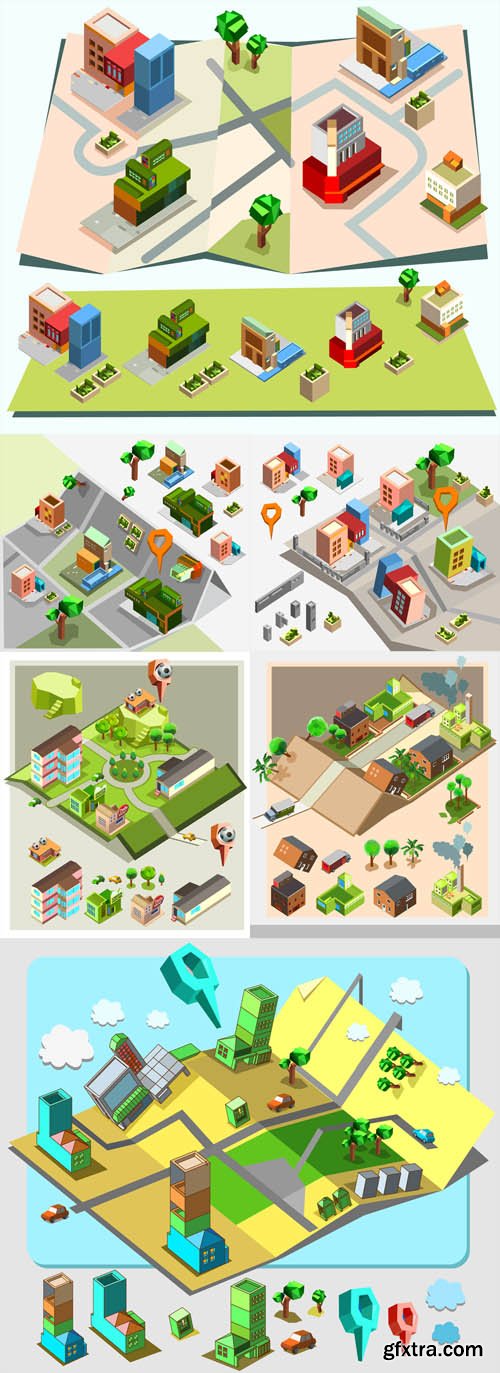 Pre assembly isometric map