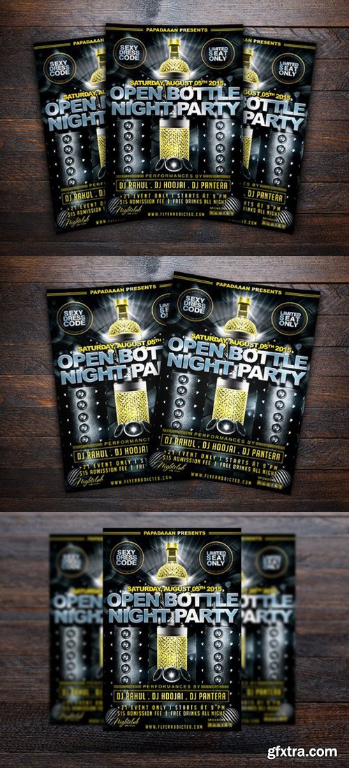 CM - Open Bottle Night Party Flyer 449270