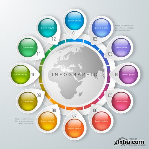 Infographics Design 14 - 25 EPS