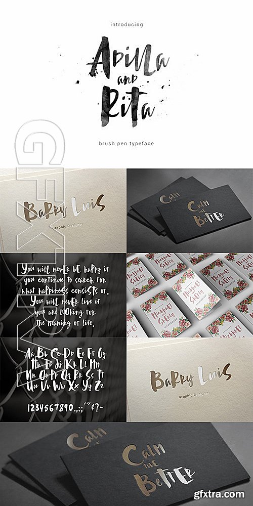 CM - Adilla and Rita Typeface 476503