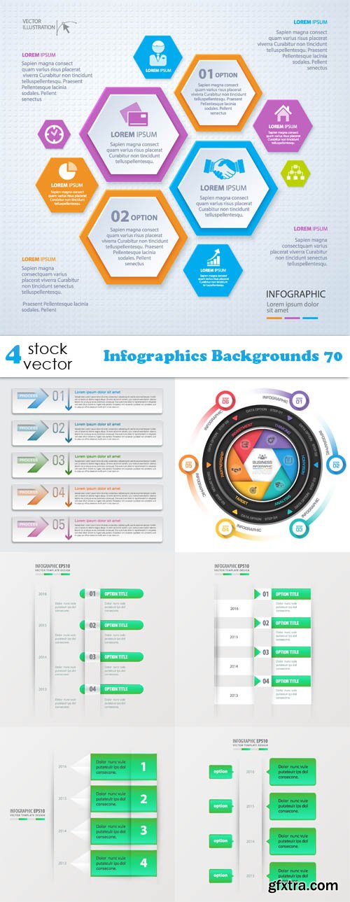 Vectors - Infographics Backgrounds 70